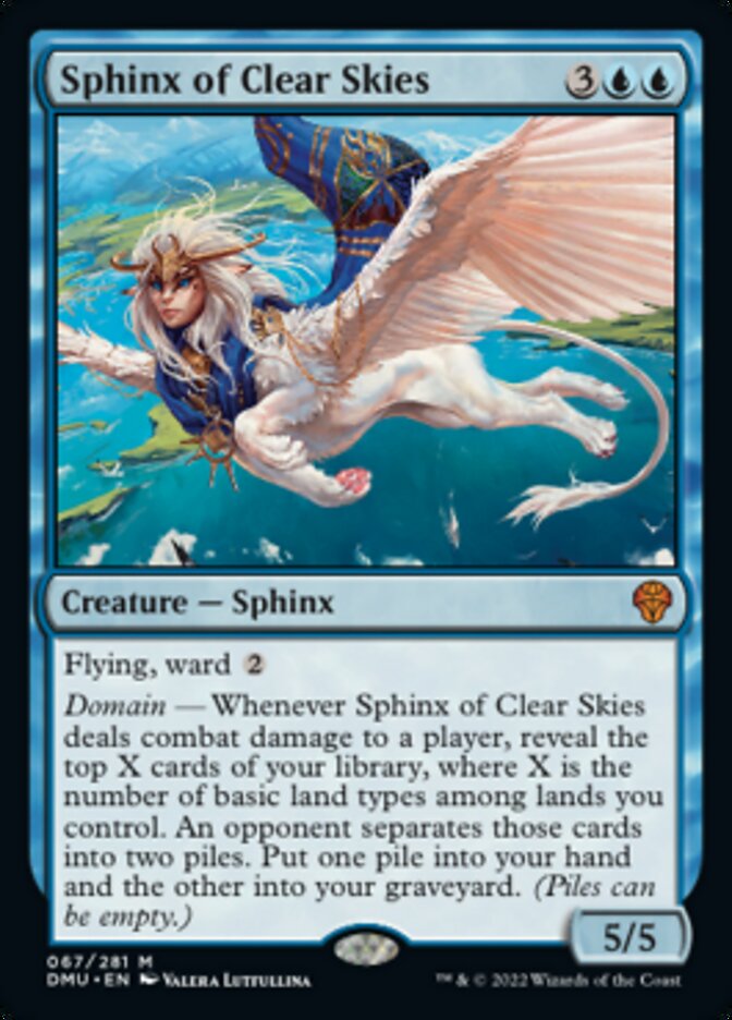 {@R} Sphinx of Clear Skies [Dominaria United][DMU 067]