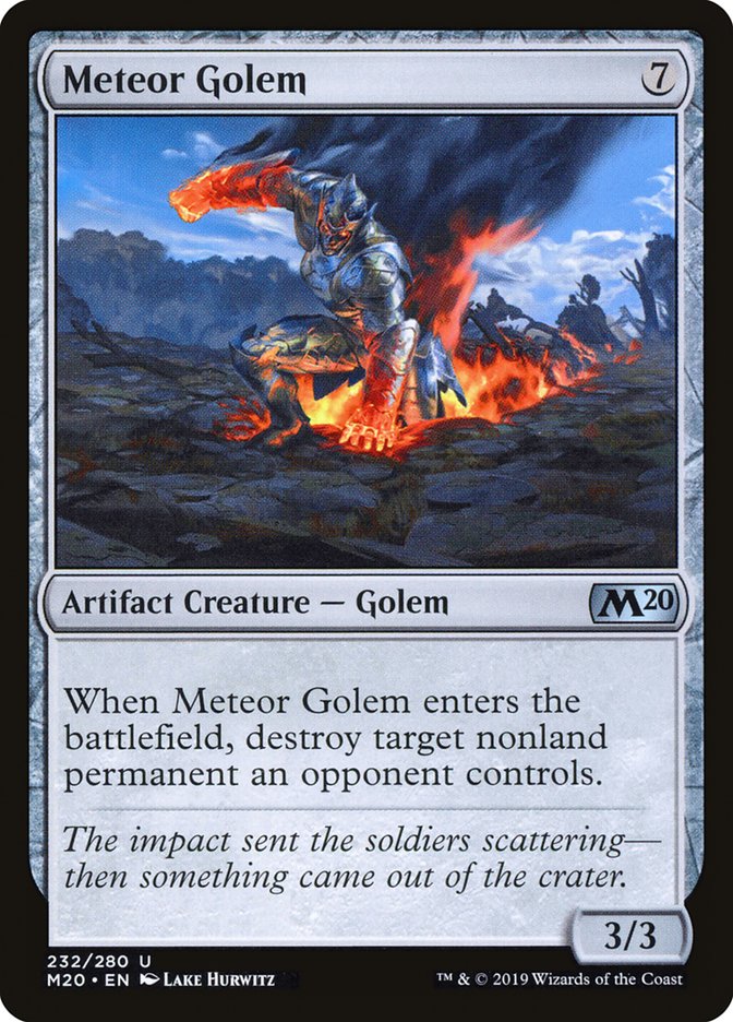 {C} Meteor Golem [Core Set 2020][M20 232]