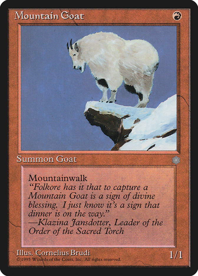 {C} Mountain Goat [Ice Age][ICE 203]