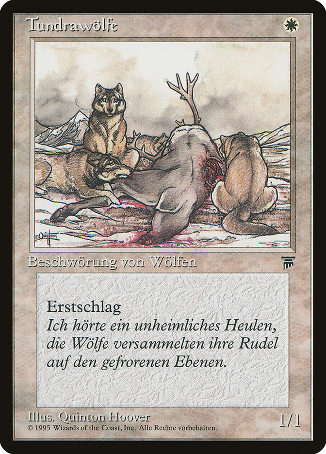 {C} Tundra Wolves (German) - "Tundrawolfe" [Renaissance][REN 021]