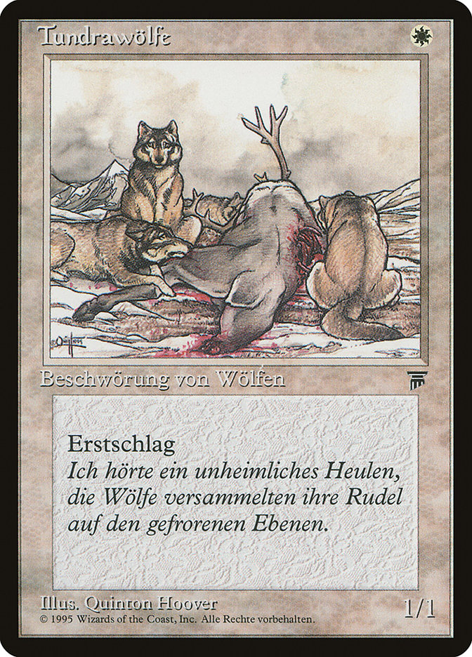 {C} Tundra Wolves (German) - "Tundrawolfe" [Renaissance][REN 021]