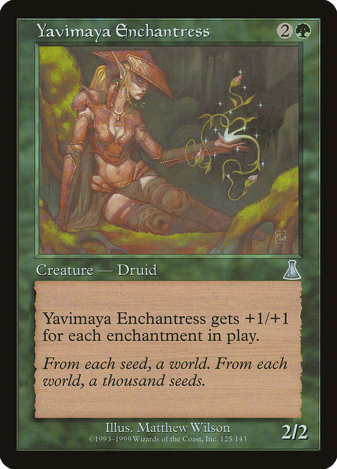 {C} Yavimaya Enchantress [Urza's Destiny][UDS 125]
