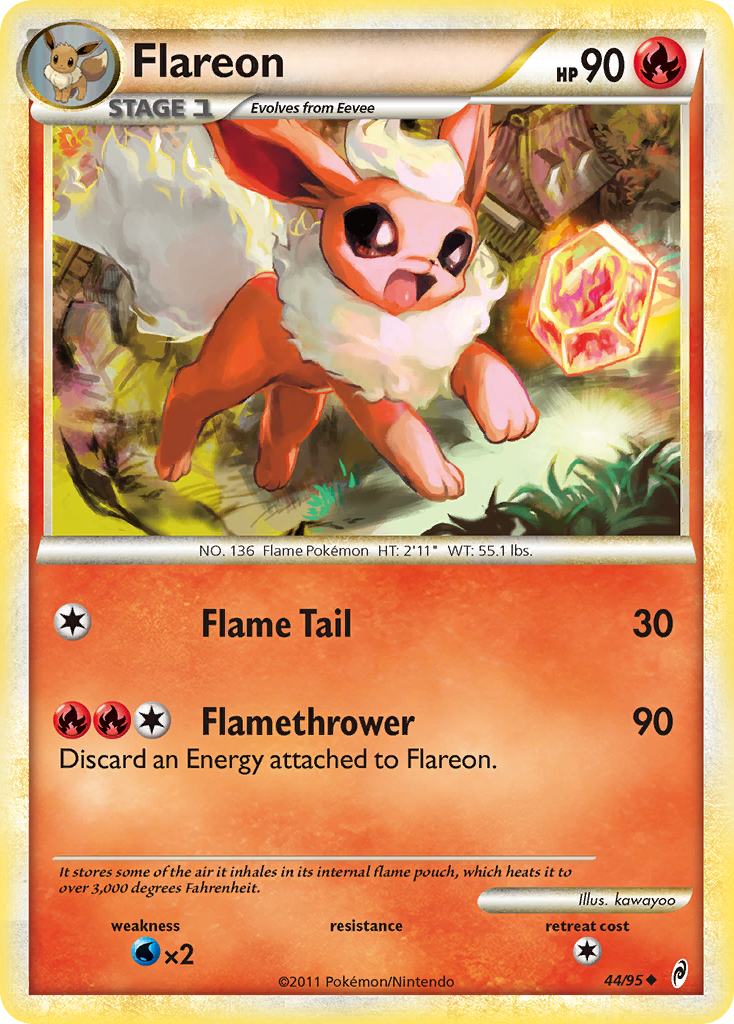 <PC> Flareon (44/95) [HeartGold & SoulSilver: Call of Legends]