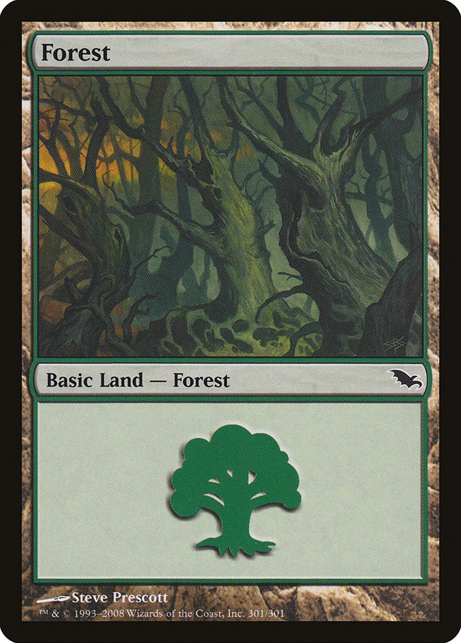 {B}[SHM 301] Forest (301) [Shadowmoor]