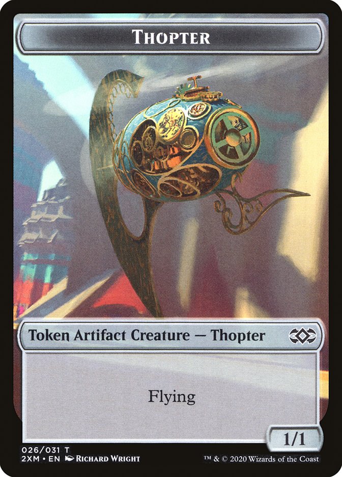 {T} Myr (024) // Thopter (026) Double-sided Token [Double Masters Tokens][T2XM 024]