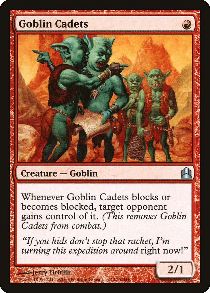 {C} Goblin Cadets [Commander 2011][CMD 125]