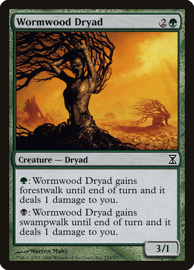 {C} Wormwood Dryad [Time Spiral][TSP 233]