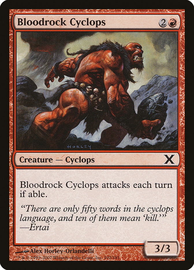 {C} Bloodrock Cyclops [Tenth Edition][10E 192]