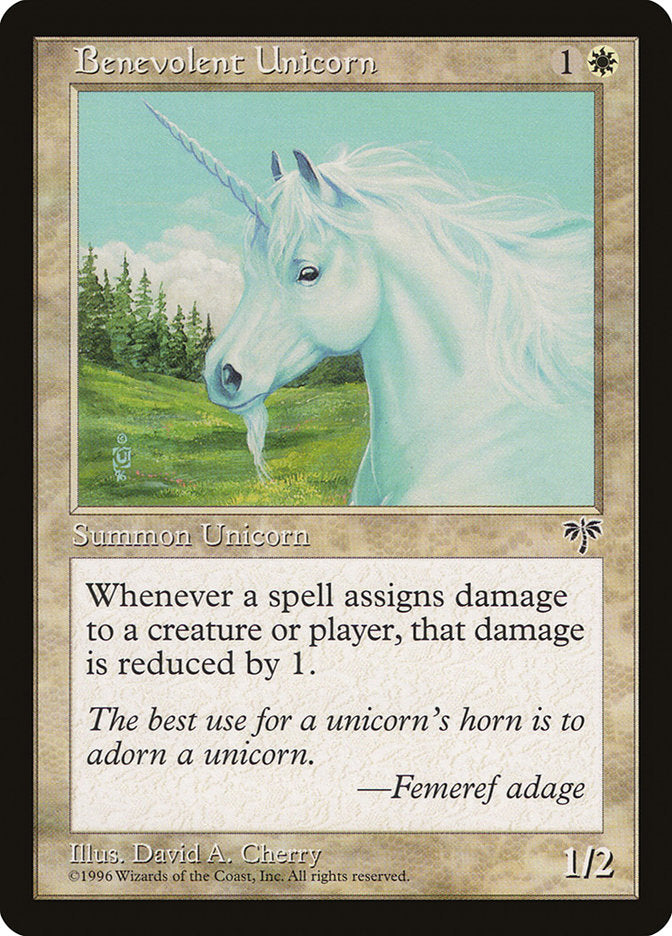 {C} Benevolent Unicorn [Mirage][MIR 004]