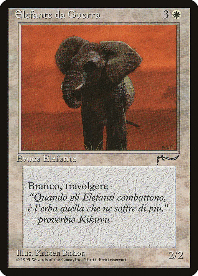{C} War Elephant (Italian) - "Elefante da Guerra" [Rinascimento][RIN 014]