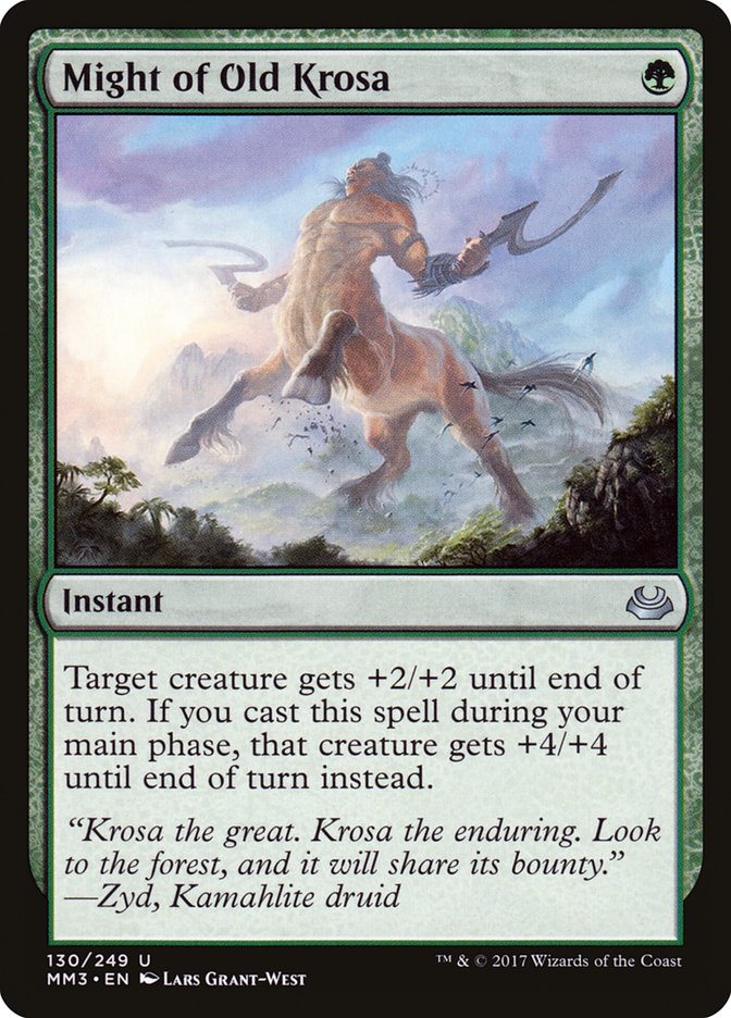 {C} Might of Old Krosa [Modern Masters 2017][MM3 130]