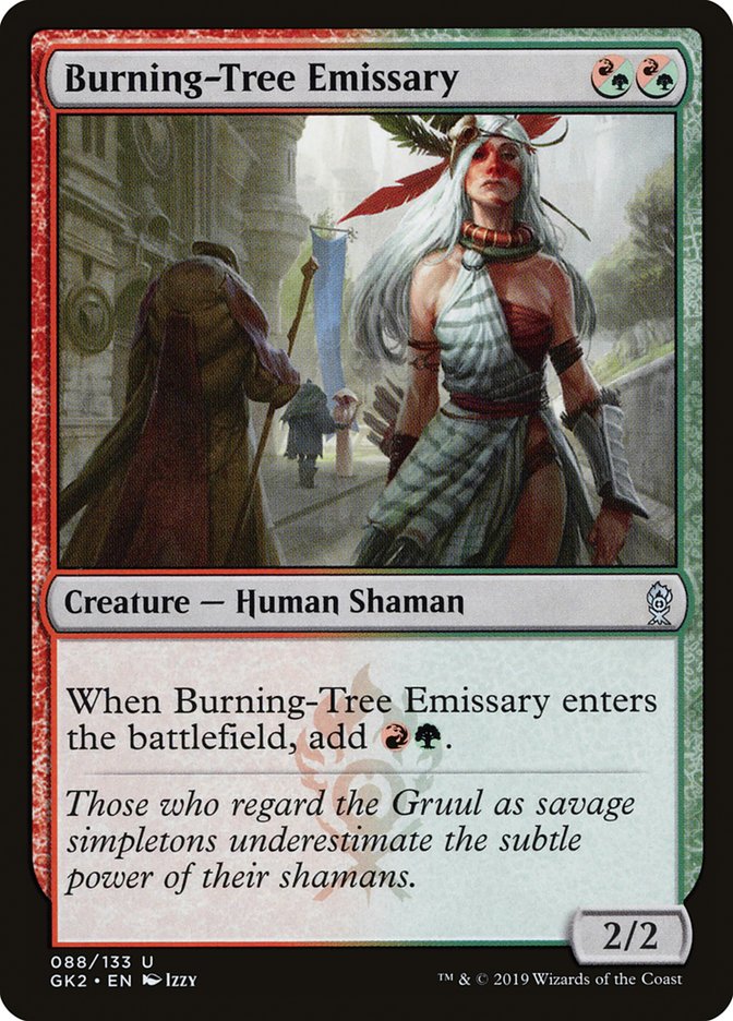 {C} Burning-Tree Emissary [Ravnica Allegiance Guild Kit][GK2 088]
