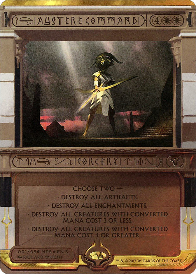 {R} Austere Command (Invocation) [Amonkhet Invocations][MP2 001]