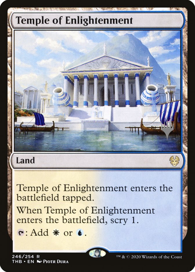 {R} Temple of Enlightenment (Promo Pack) [Theros Beyond Death Promos][PP THB 246]