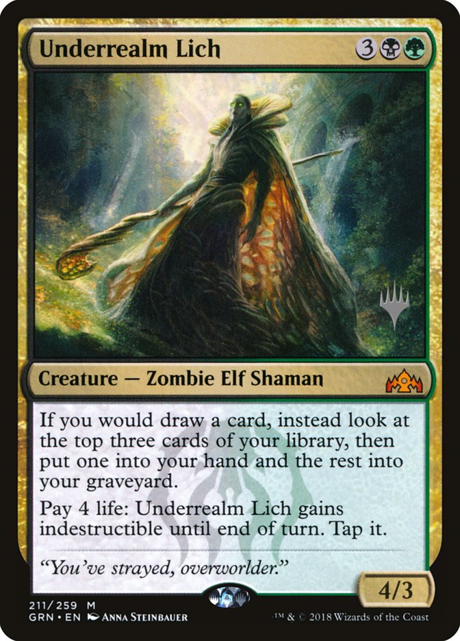 {R} Underrealm Lich [Guilds of Ravnica Promos][PA GRN 211]