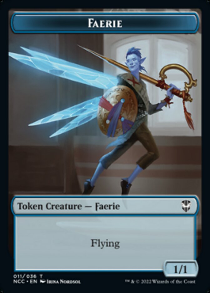 {T} Faerie // Rogue Double-sided Token [Streets of New Capenna Commander Tokens][TNCC 011]