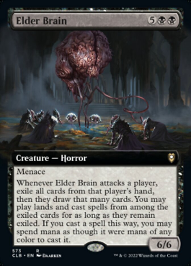 {R} Elder Brain (Extended Art) [Commander Legends: Battle for Baldur's Gate][CLB 573]