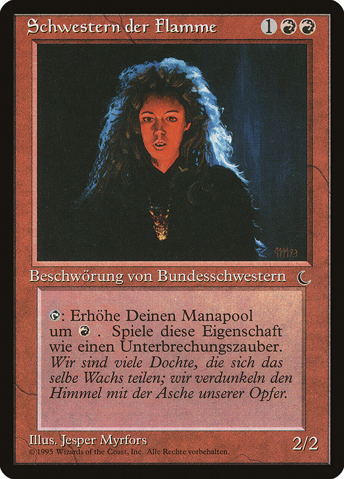 {C} Sisters of the Flame (German) - "Schwestern der Flamme" [Renaissance][REN 094]