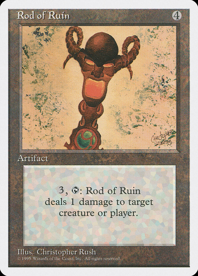 {C} Rod of Ruin [Fourth Edition][4ED 344]