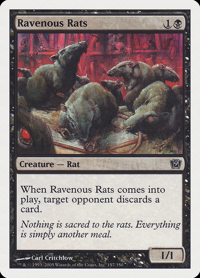 {C} Ravenous Rats [Ninth Edition][9ED 157]