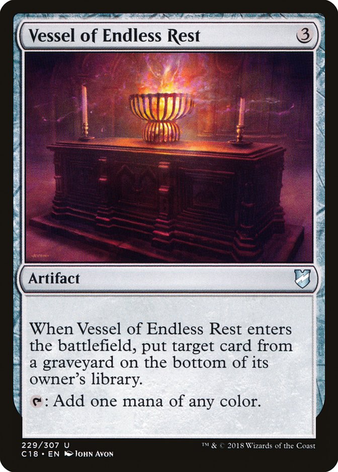 {C} Vessel of Endless Rest [Commander 2018][C18 229]