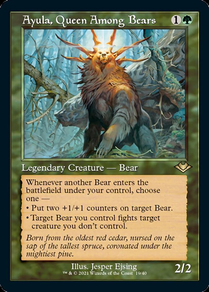 {R} Ayula, Queen Among Bears (Retro Foil Etched) [Modern Horizons 2][RF ET MH1 019]