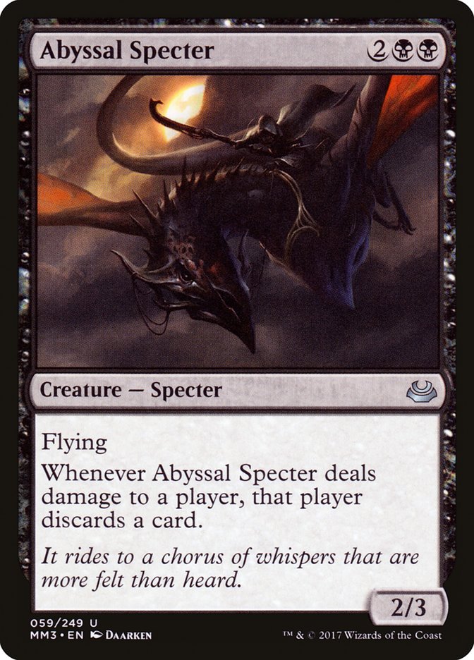 {C} Abyssal Specter [Modern Masters 2017][MM3 059]