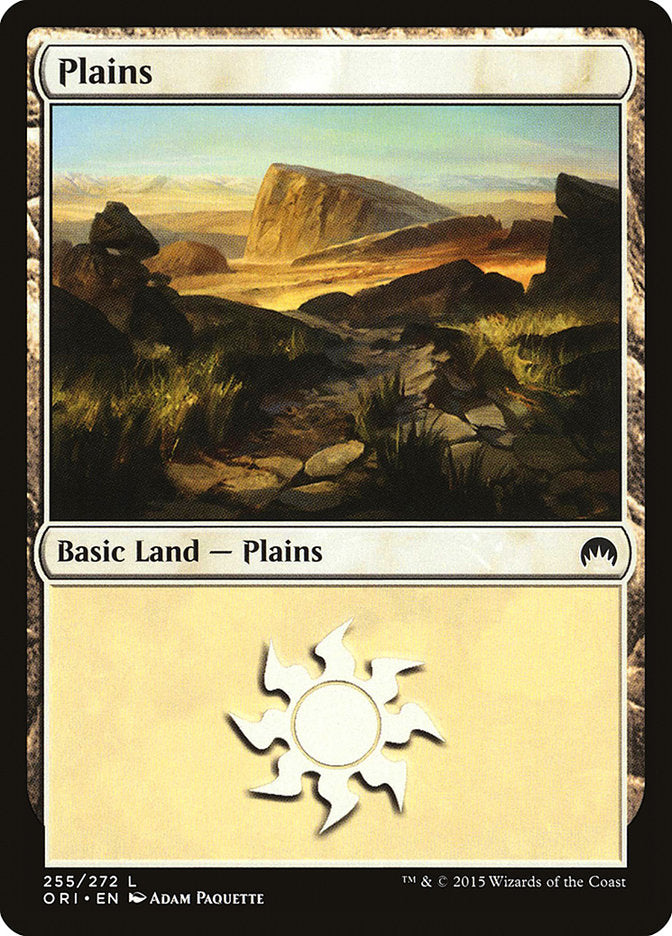 {B}[ORI 255] Plains (255) [Magic Origins]