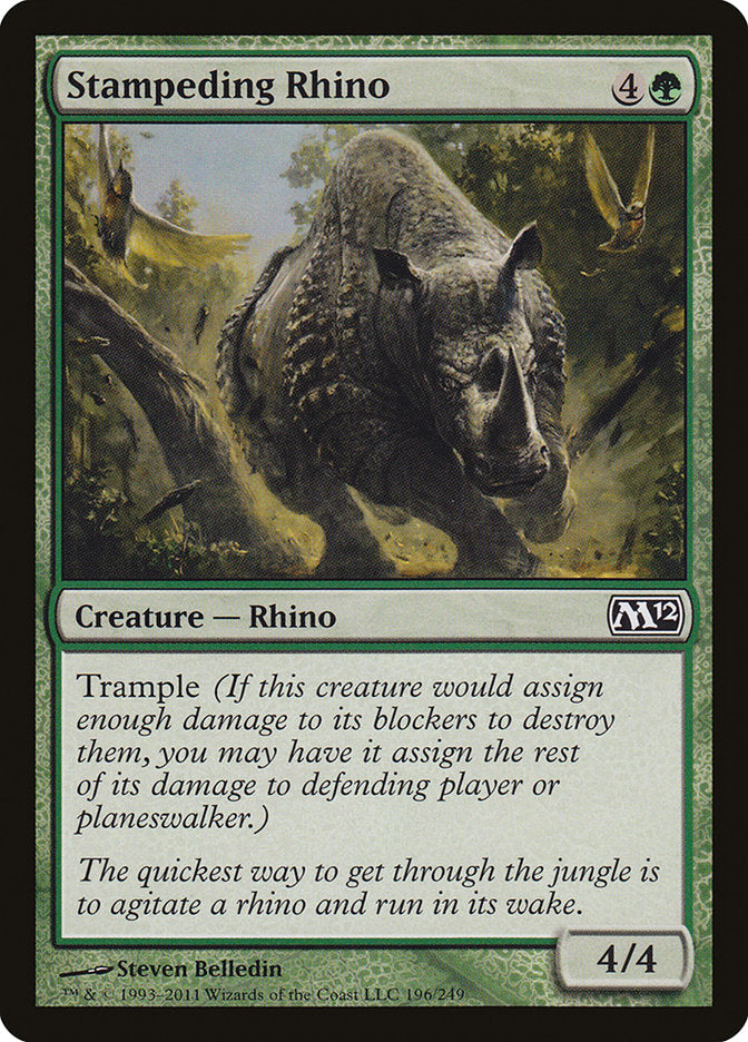 {C} Stampeding Rhino [Magic 2012][M12 196]