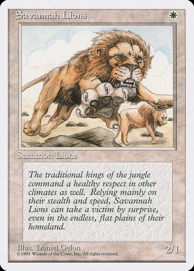 {R} Savannah Lions [Fourth Edition][4ED 048]
