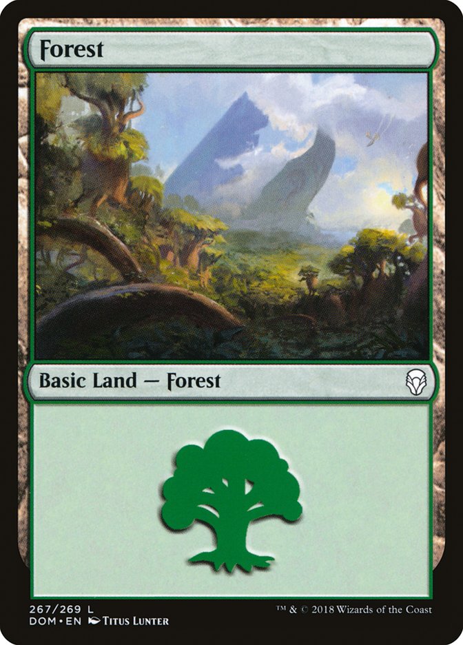 {B}[DOM 267] Forest (267) [Dominaria]