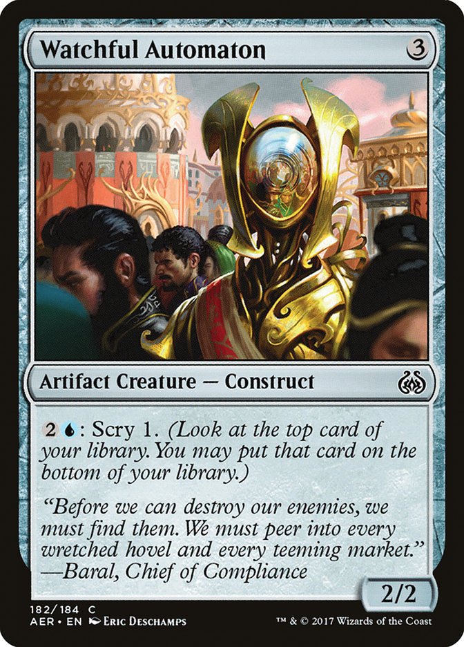 {C} Watchful Automaton [Aether Revolt][AER 182]
