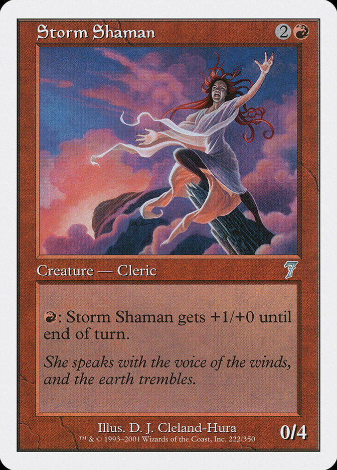{C} Storm Shaman [Seventh Edition][7ED 222]