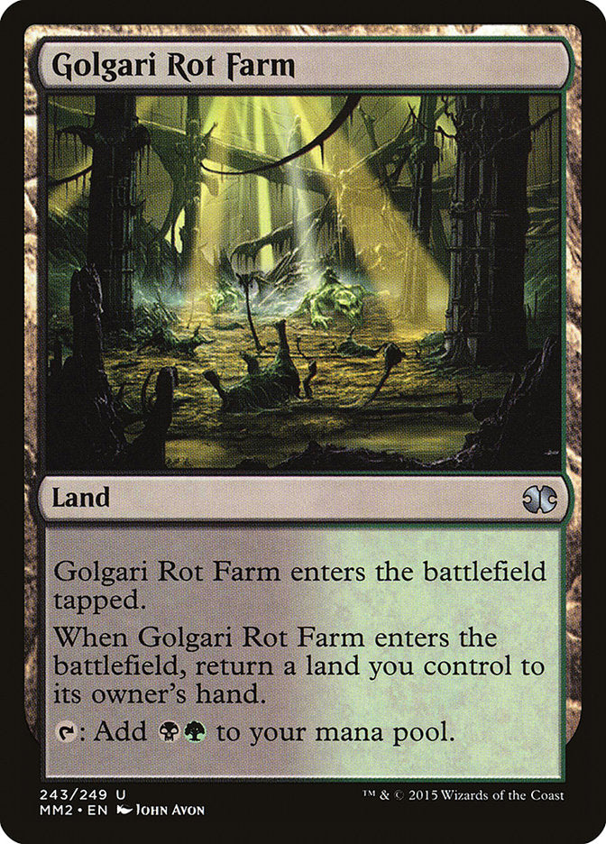{C} Golgari Rot Farm [Modern Masters 2015][MM2 243]