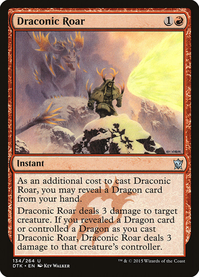 {C} Draconic Roar [Dragons of Tarkir][DTK 134]