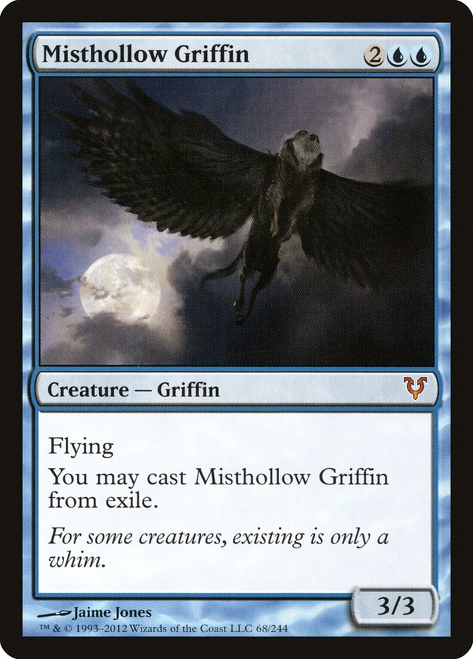 {R} Misthollow Griffin [Avacyn Restored][AVR 068]