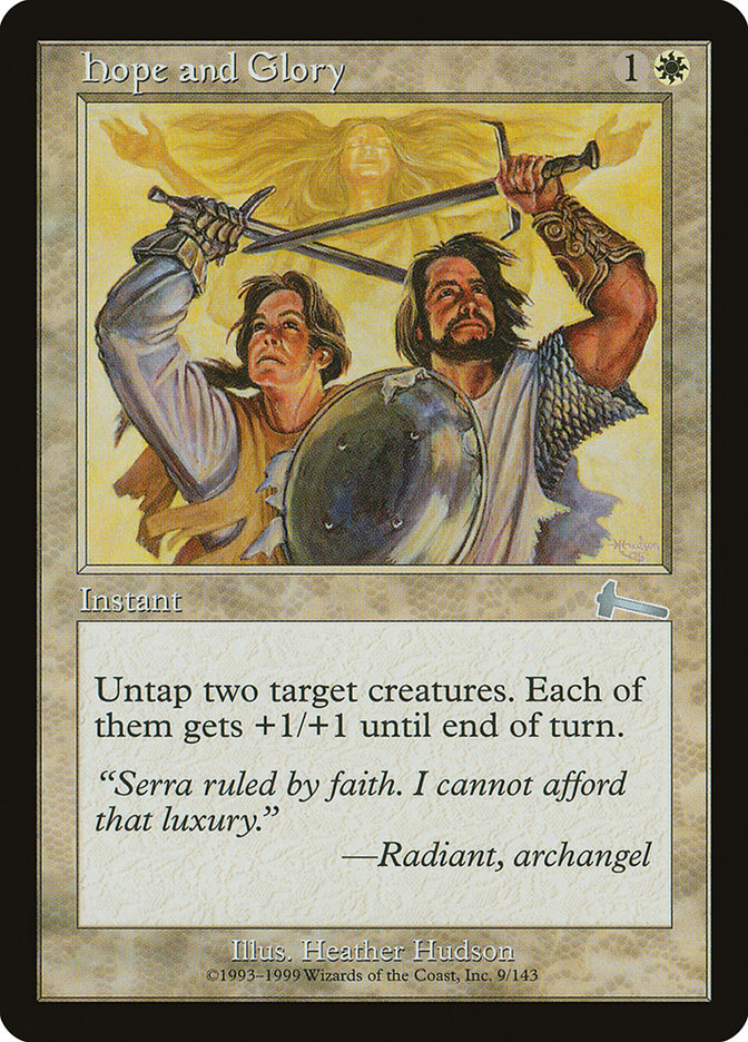 {C} Hope and Glory [Urza's Legacy][ULG 009]