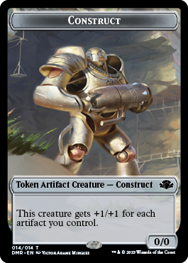 {T} Insect // Construct Double-Sided Token [Dominaria Remastered Tokens][TDMR 10//14]