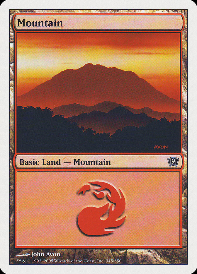 {B}[9ED 345] Mountain (345) [Ninth Edition]