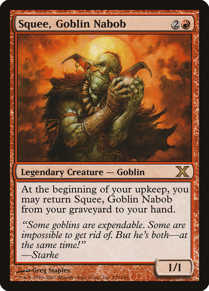 {R} Squee, Goblin Nabob [Tenth Edition][10E 239]