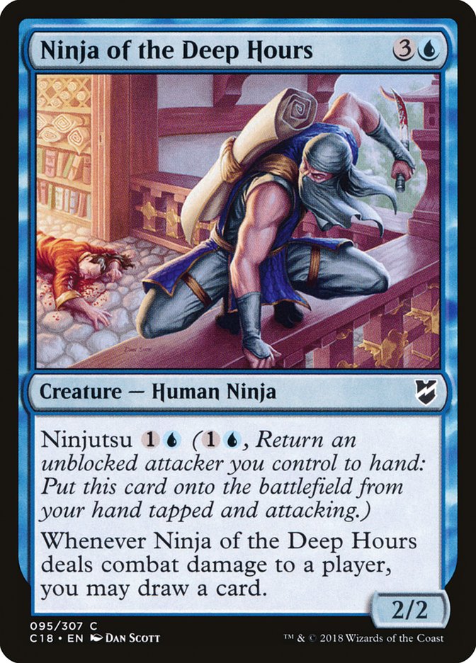 {C} Ninja of the Deep Hours [Commander 2018][C18 095]