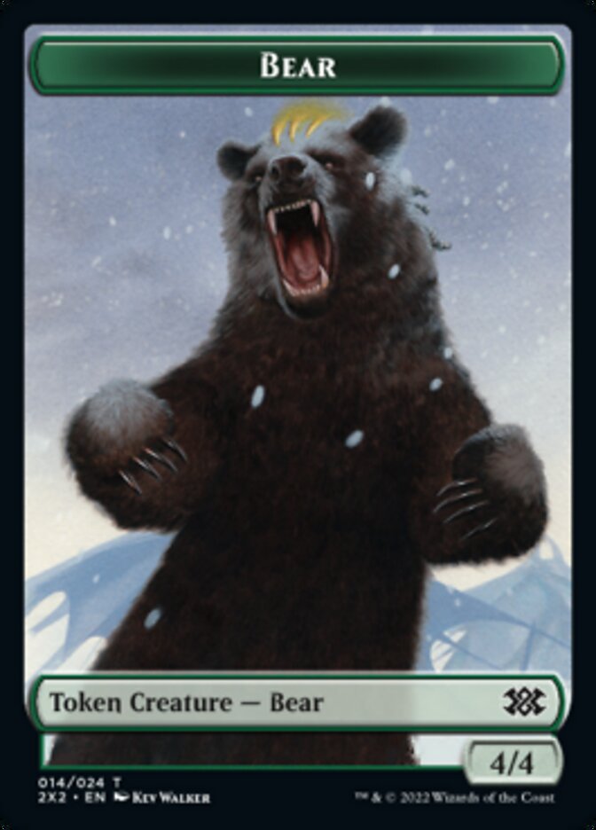 {T} Bear // Vampire Double-sided Token [Double Masters 2022 Tokens][T2X2 14//9]