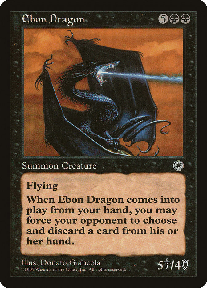 {R} Ebon Dragon [Portal][POR 091]