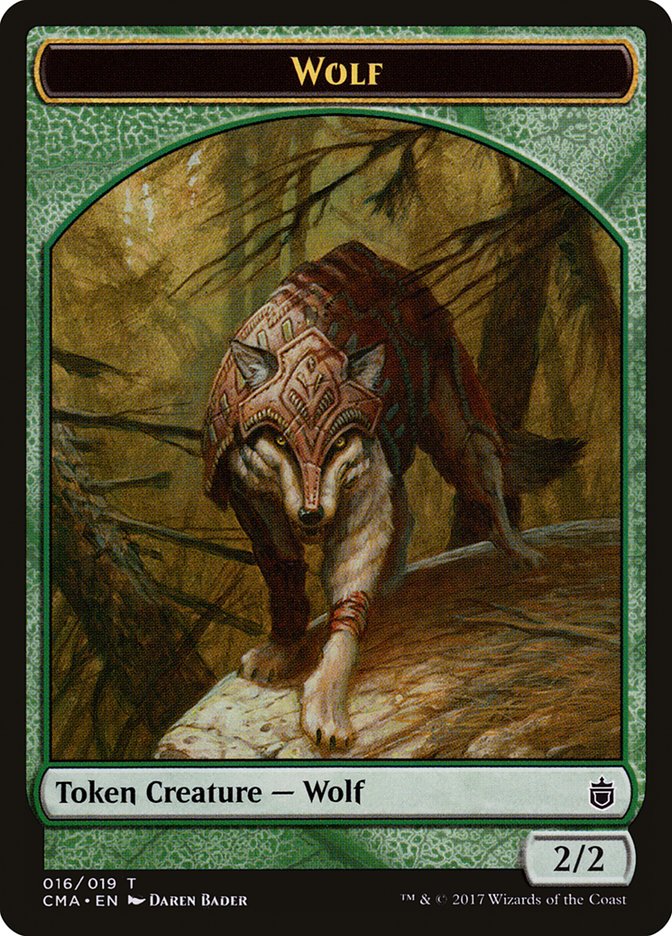 {T} Wolf Token (016/019) [Commander Anthology Tokens][TCMA 016]