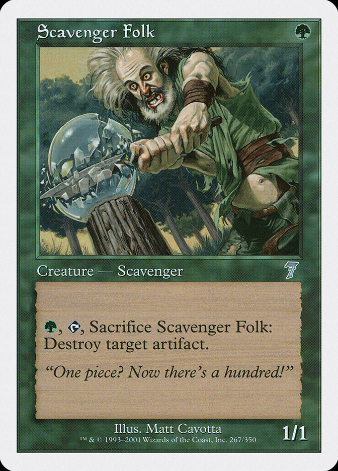 {C} Scavenger Folk [Seventh Edition][7ED 267]