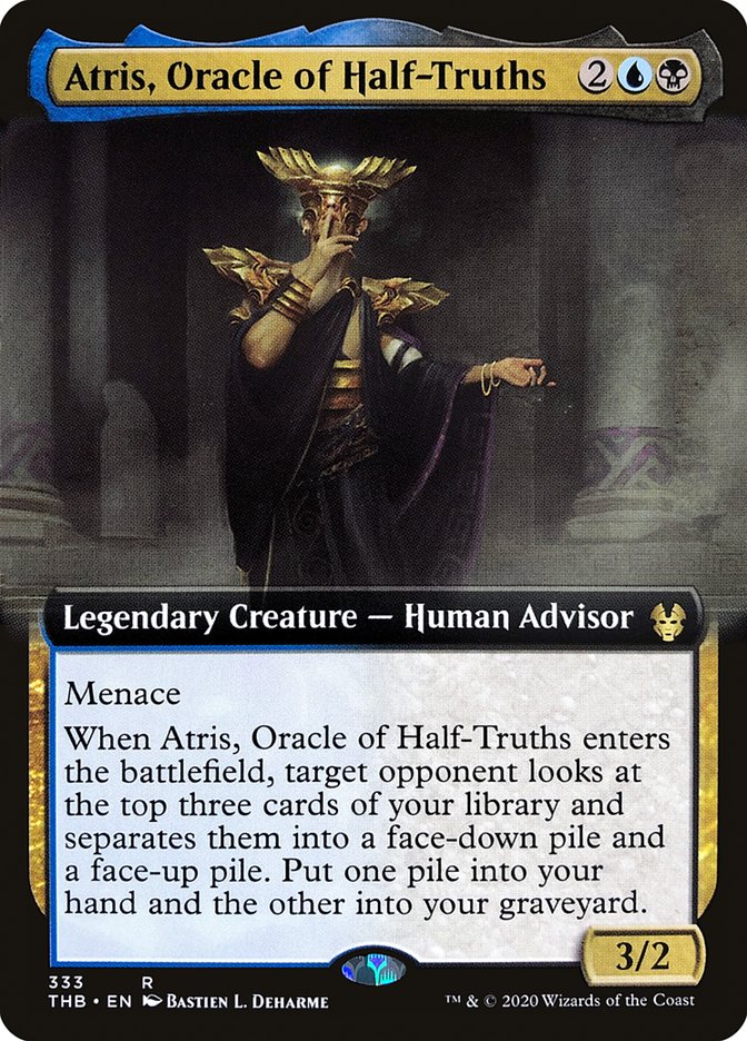 {R} Atris, Oracle of Half-Truths (Extended Art) [Theros Beyond Death][THB 333]