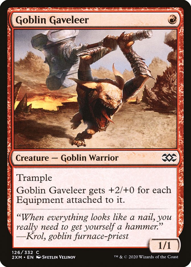{C} Goblin Gaveleer [Double Masters][2XM 126]