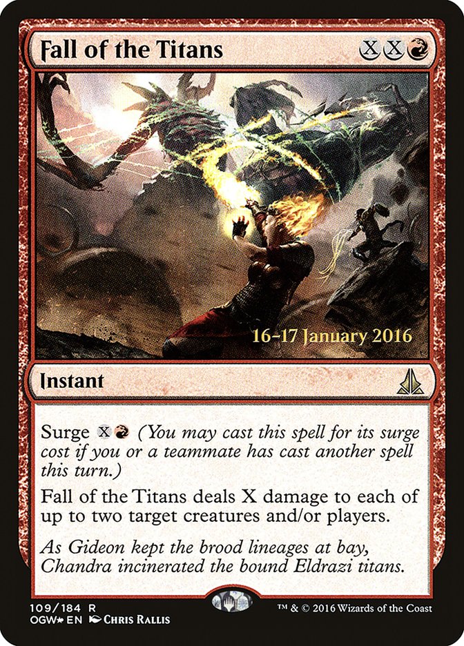 {R} Fall of the Titans [Oath of the Gatewatch Prerelease Promos][PR OGW 109]