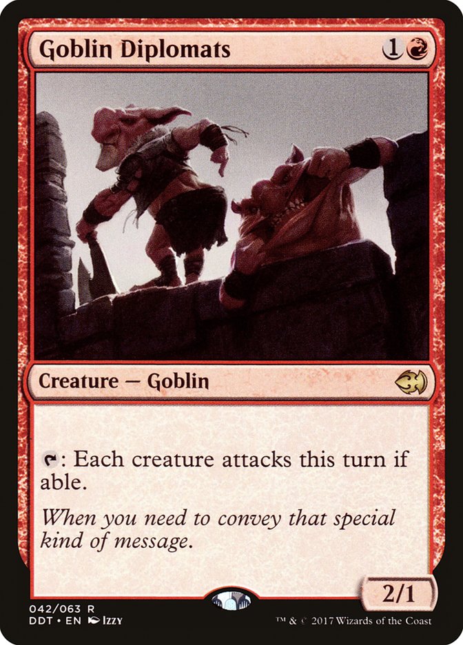 {R} Goblin Diplomats [Duel Decks: Merfolk vs. Goblins][DDT 042]