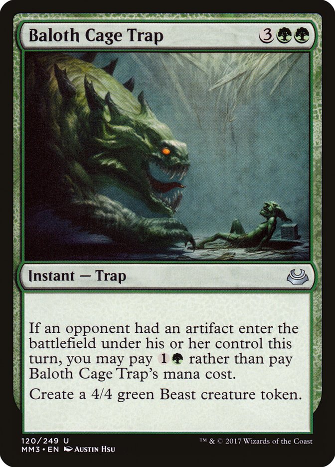 {C} Baloth Cage Trap [Modern Masters 2017][MM3 120]